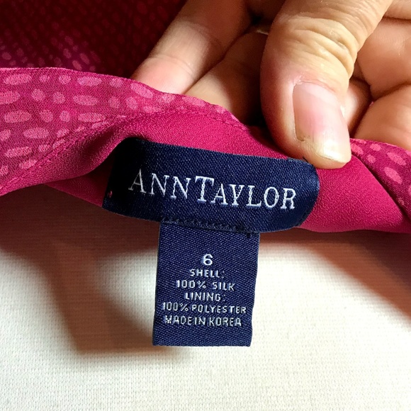 Ann Taylor Pink Silk Summer Dress - Picture 5 of 6